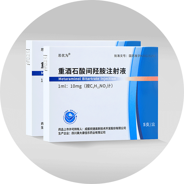 重酒石酸间羟胺注射液